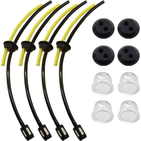 Tuyaux D'Essence Avec Filtre, Universel Filtre À Essence Kit,Tuyau De Carburant Pour Débroussailleuse, Durites D'Essence De Tondeuses Avec Poire D Amorçage, Pour Le Jardinage Et L'Agriculture (1/5)