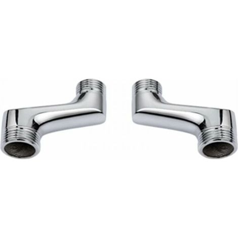 Shower Elbow, Brass Elbow, Reducer, Adjustable Swivel Arm, Wall Mounted, Elbow, 1/2 3/4 Offset Fitting, YMYNY (1/3)