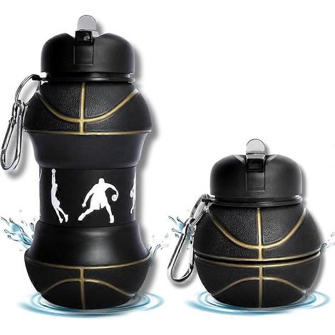 HONORNIC - Gourde de basketball, 550 ml, gourde de sport étanche (1/5)
