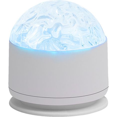Projecteur Lumineux - Effets Aurore Boréale et Vagues Océaniques - Rotation Motorisée - Télécommande Incluse - Lampe Décorative et Veilleuse pour Chambre