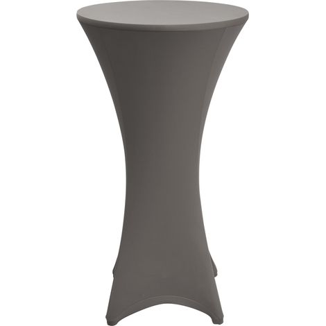 Stretch Stehtisch Bistrotisch Husse, Ø70-75cm, Anthrazit