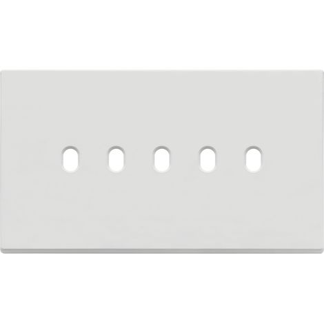 VIMAR - 22679.5.01 Plaque d'immatriculation vintage blanche mate 5Mx5 BS