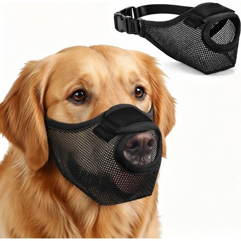Dog Muzzle for Small Dogs, Adjustable Breathable Pet Muzzle Anti-Nibble Collar, Size S, Ideal for Small Breeds (1/5)