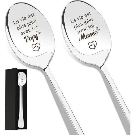 Cadeau Mamie Cuillere a Cafe Cadeau Pour Mamie Cadeau Papy Anniversaire Cadeau Anniversaire Mamie Cadeau Fete Des Grand Pere Cadeau Grand Mere Cadeau Fete Des Grand Mere Cadeau Mamie Noel (1/5)