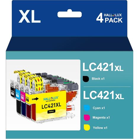 LC421XL Cartouche d'encre pour Brother LC421 pour DCP-J1050DW (1/5)