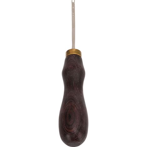 Biseauuse portable professionnelle pour cuir, manche en bois d'ébène, 4 tailles (1.8mm), outil DIY travail du cuir (1/5)