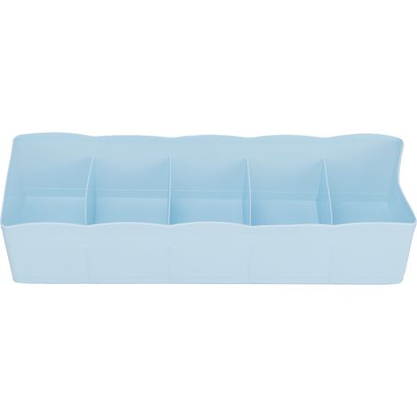 Organisateur de tiroir, boîte de rangement pour chaussettes, organisateur de tiroir en plastique, panier cubique pour soutien-gorg (1/5)