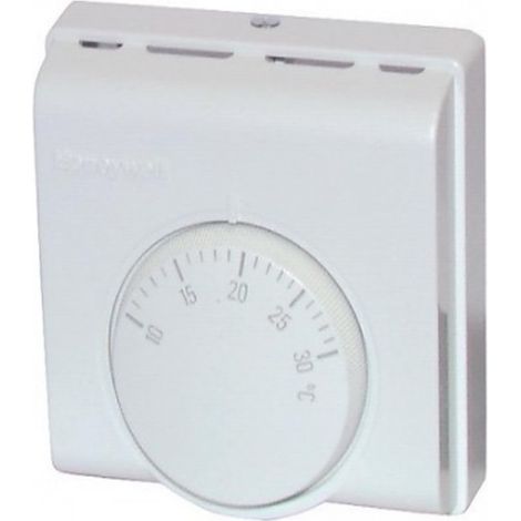Termostato Mecánico Honeywell T6360A  10(3)A Alta Capacidad  Rango +10°C a +30°C  Control de Pared Analógico Clásico