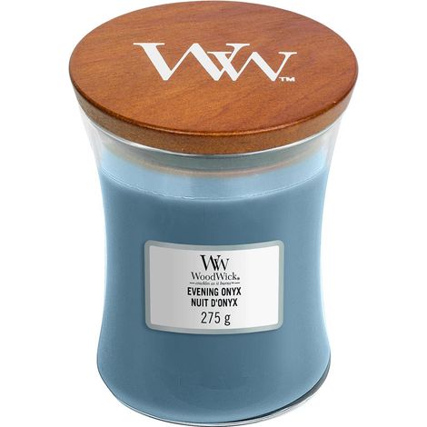 CANDELA CLESSIDRA MEDIA MEDIUM JAR EVENING ONYX WOODWICK
