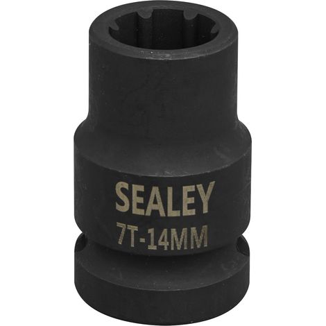 Sealey Brake Caliper Socket 1/2""Sq Drive 14mm 7-Point VS0985 (1/2)
