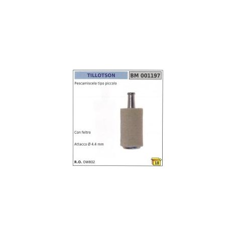 TILLOTSON kleine Ausführung mit Filzanschluss Ø  4,4 mm OW802