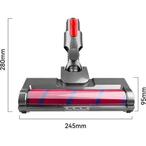 Accessories compatible with the motorized floor brushes of Dyson vacuum cleaners V7V8V10V11 (soft roller brush, floor brush attachment). (1/4)