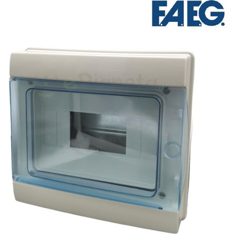 Quadro elettrico centralina stagna 4 - 8 moduli DIN IP65 box superfice esterno a parete impermeabile scatola per interruttori (1/5)