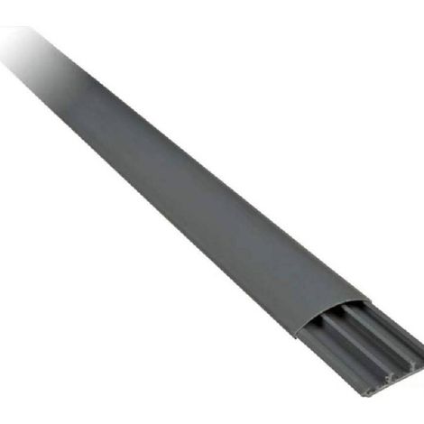 TrAdE Shop Traesio - 2 Canalina Cavi Plastica Ct2 Grigia 2mt 75x20mm 5627520f A Pavimento Calpestabile - (1/4)