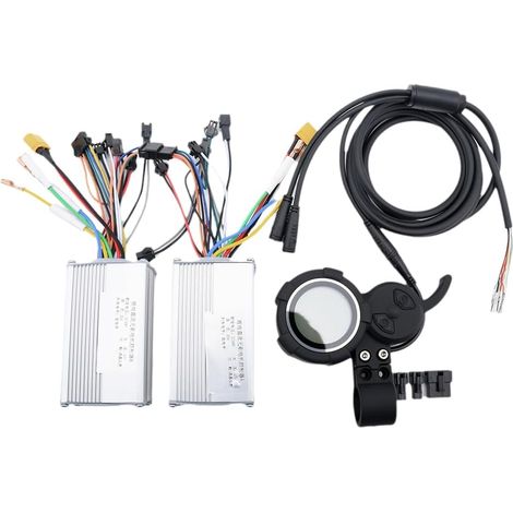 CC sans Balais 48 V 25 A 1 200 W JP + Écran D'Affichage du Compteur, Contrôleur de Vélo de Scooter Électrique, Contrôleur de à Double Entraînement (1/5)