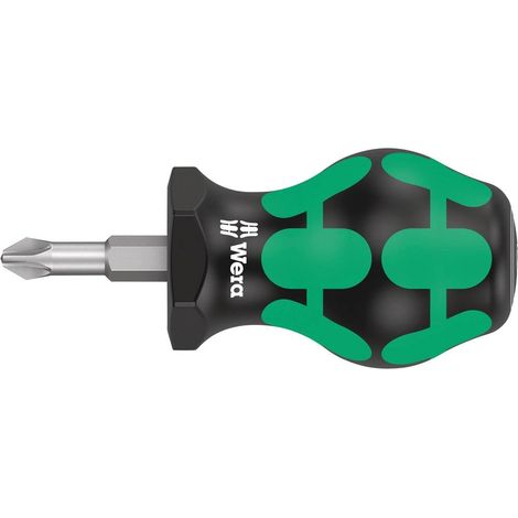 Wera 355 PZ Stubby 05008854001 Cacciavite a croce PZ 2 Lunghezza della lama: 25 mm (1/5)