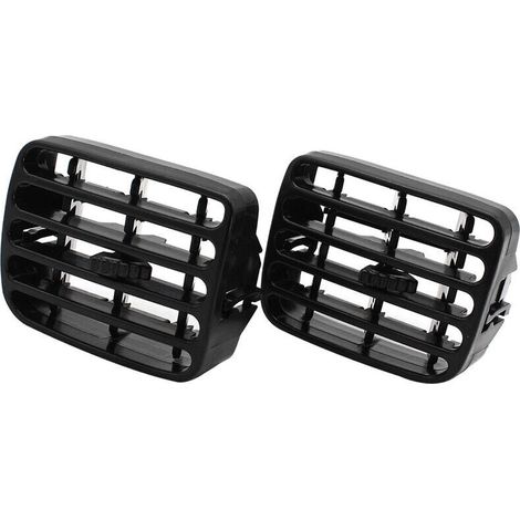 Couvercle De Calandre De Panneau D'Aeration De Voiture, Grille De Buse D'Aeration De Grille De Ventilation Adaptee Pour Renault Clio 1998-2006, Noir (1/5)