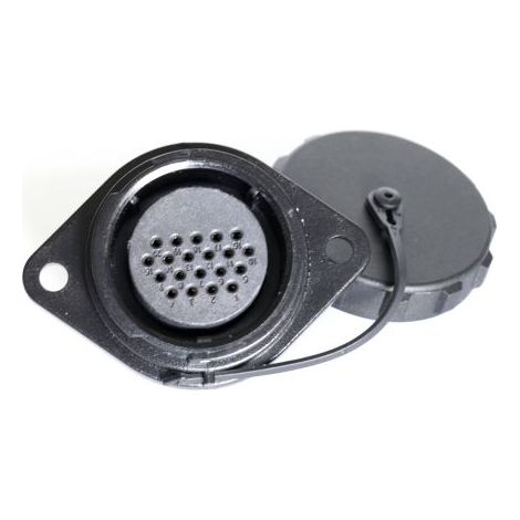 Connecteur circulaire RS PRO, Standard 20 contacts, Montage panneau, raccordement A souder ( Prix pour 1 )