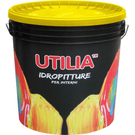 Utilia IDROPITTURA LAVABILE col. Bianco lt.14