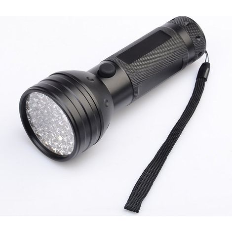 51LED lampe de poche à lumière violette lampe à ongles UV lampe de poche agent fluorescent détection fluorescente (1/5)