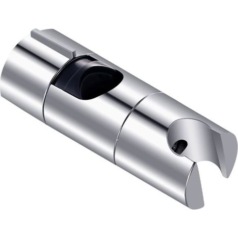 Support de Douche,18-25MM à Diamètre Réglable,Chromé + Conception ABS Support Douchette,Adapté à la Barre de Douche (1/4)