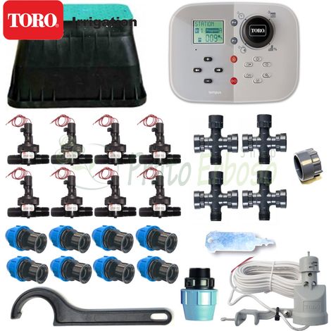 Kit irrigazione Toro Tempus a 8 zone 24V