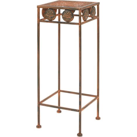 vidaXL Pflanzenständer Set 3 Teile Vintage-Stil Rostmetall