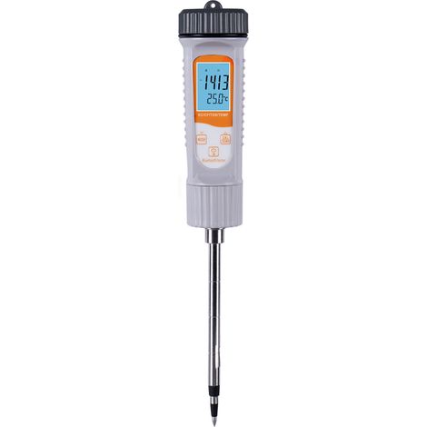 Irovami Testeur eau 4 en 1 sol – EC/TDS/CF/T°, longue sonde – Idéal pour plantes, jardin, agriculture (1/5)