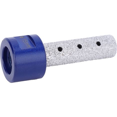 Diamant-Trockenbohrer mit Gewinde, geradem Schaft, gelöteter Bohrung, Polierbohrer, 15 mm (1/5)