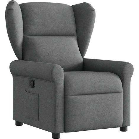 Maison Exclusive - Relaxsessel Dunkelgrau Stoff