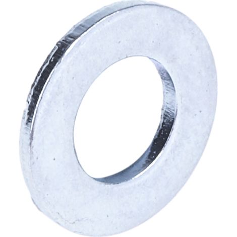 Rondelle plate, M5, Acier, 5.3mm x 10mm, Galvanisé brillant ( Prix pour Sachet de 250 )