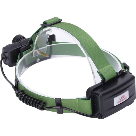 Lampe frontale longue portée à éclairage puissant pour le vélo, le camping et la pêche, rechargeable par USB. (1/5)