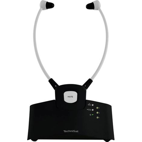 TechniSat STEREOMAN ISI 3 Cuffie auricolari Senza fili (via radio), Bluetooth Nero regolazione del volume HiFi (1/5)