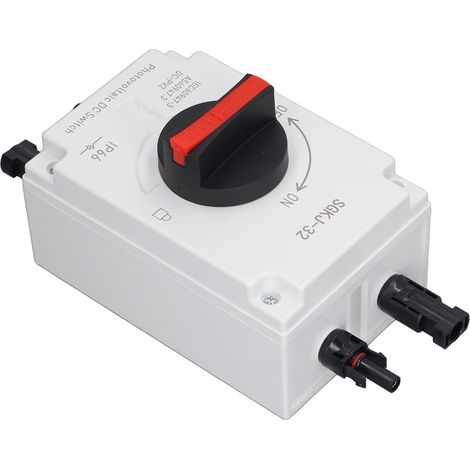 DC 40A 4P IP66 Wasserdichter Trennschalter mit verstärkter Isolierung, Photovoltaik-Leistungsschalter für Solarmodule (1/5)