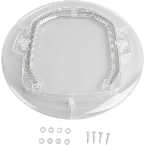 Porte pour animaux de compagnie transparente à fermeture automatique, sans obstacle, pour portes intérieures pleines et creuses. (1/5)