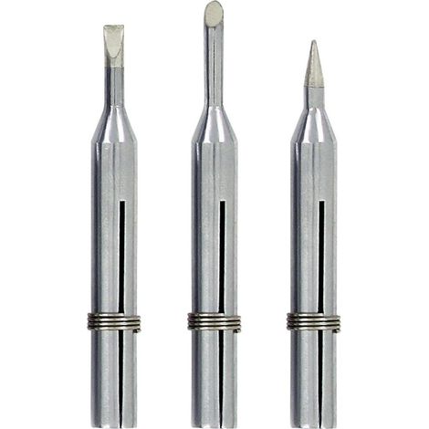 Ensemble de pointes de soudure LONG-LIFE 15W, inclinées / pointe de crayon / en forme de marteau B.4mm (1/2)