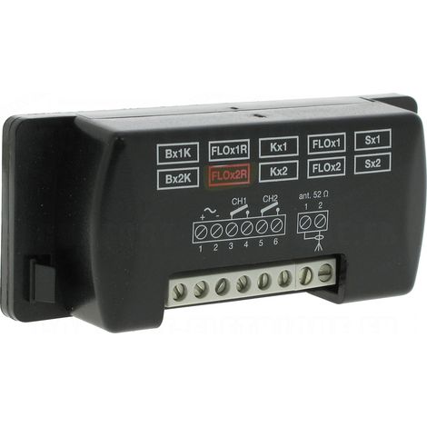 Nice – Récepteur radio pour motorisation 433.920 MHz – 2 canaux – Alimentation 12V/24V – FLOX2R