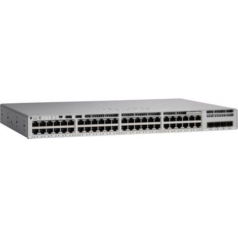 Cisco C9200L-48PXG-4X-E switch di rete Gestito L2/L3 Gigabit Ethernet (10/100/1000) Supporto Power over Ethernet (PoE) Grigio