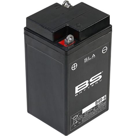 BS BATTERY B49-6 (FA) 6V 10AH 91X83X159 SANS ENTRETIEN - À INOXYDABLE (80A) (10)