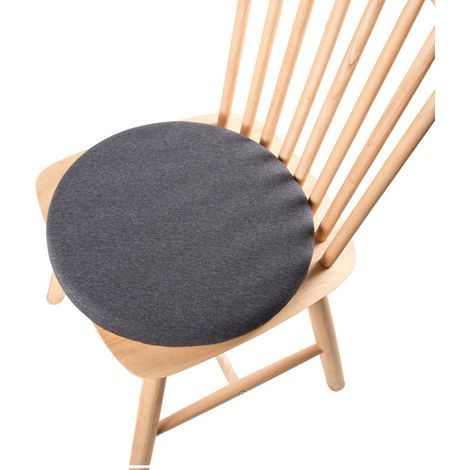 Coussin de chaise, coussin d'assise rond en mousse à mémoire de forme, coussin de soutien lombaire pour chaise (1/5)