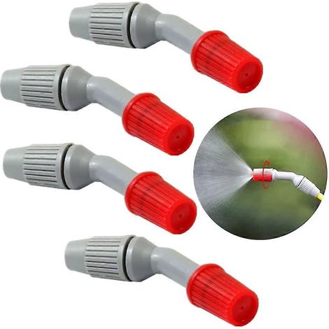 4 Pack Nozzles Durable Cone Weed Killer Spare Sprayer Replacement Fan Nozzles for Watering and Cleaning (1/5)