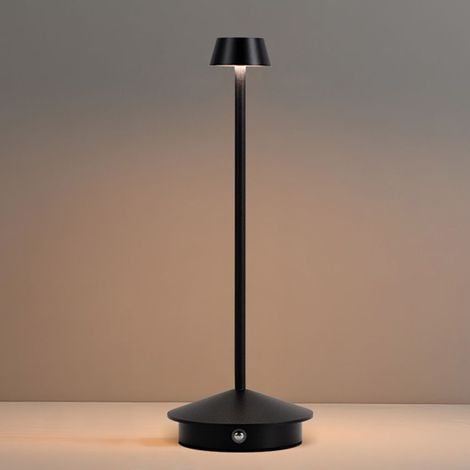 Cordless Dimmable LED Table Lamp, 3 Color Temperatures, Rechargeable Night Lamp, for Restaurant, Bedroom (1/5)