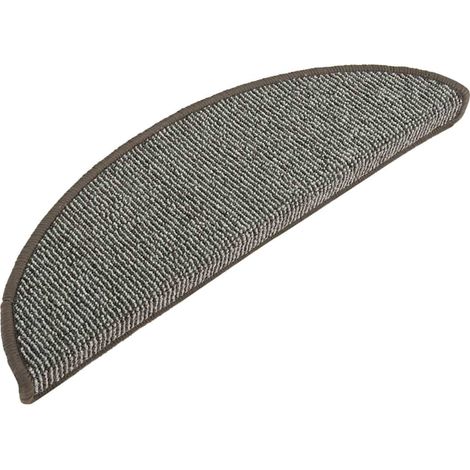 vidaXL Treppenstufenmatten 15 Stück Grau 56x17x3 cm (1/5)