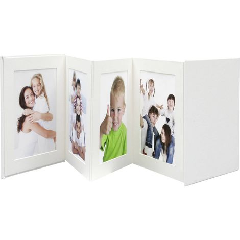 album fotografico Deknudt leporello pelle 8 foto 13x18 cm
