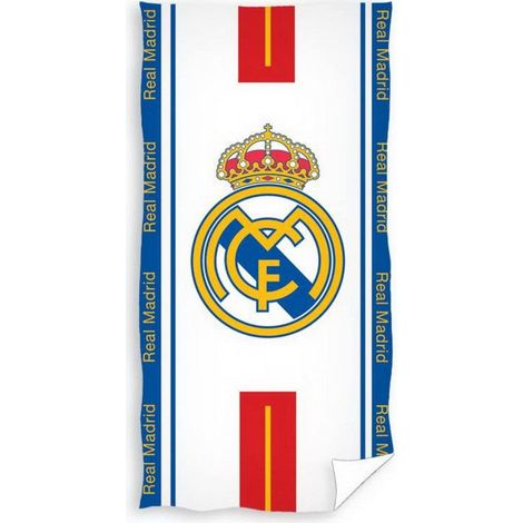 Serviette de bain en coton pour supporter du Real Madrid, serviette de plage pour la piscine 70 x 140 cm