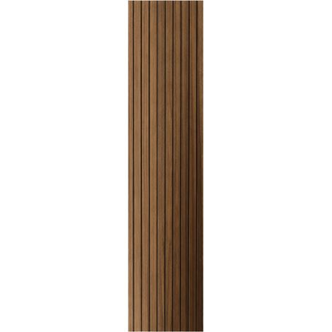 Set 10 Pannelli Decorativi 120x30 cm Rivestimento Murale Effetto Legno in PVC Noce Chiaro (1/5)