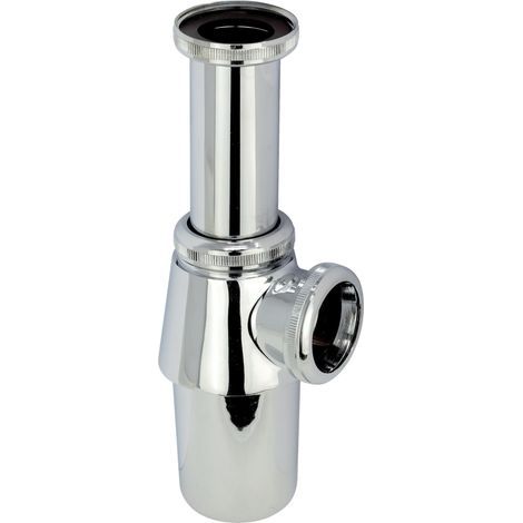 Wirquin – Siphon de lavabo en laiton Ø32 30724027 – Garde d'eau 50 mm – Installation à visser – Adaptabilité universelle 133-183 mm (1/4)