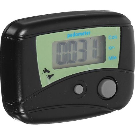 Podomètre numérique avec compteur de calories-5.00X4.00X2.50CM-Black (1/4)