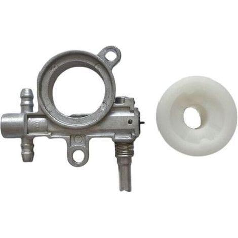 1jeu Pompe à Huile pour Tronçonneuse Scie à Chaîne 25cc 38cc pour Les Pièces de Rechange Scie à Chaîne (1/4)