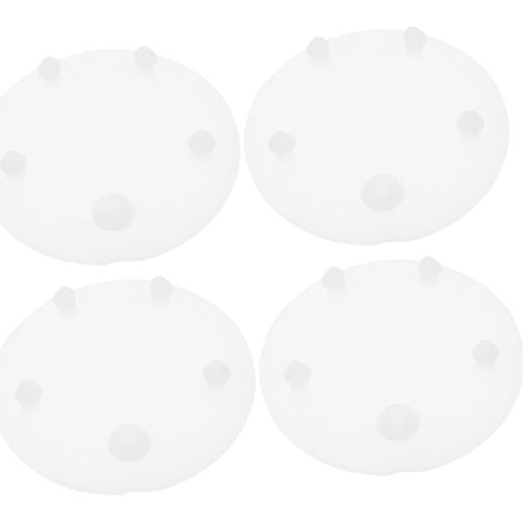 4 Pièces Joint de Clapet de Toilette, Silicone (1/5)